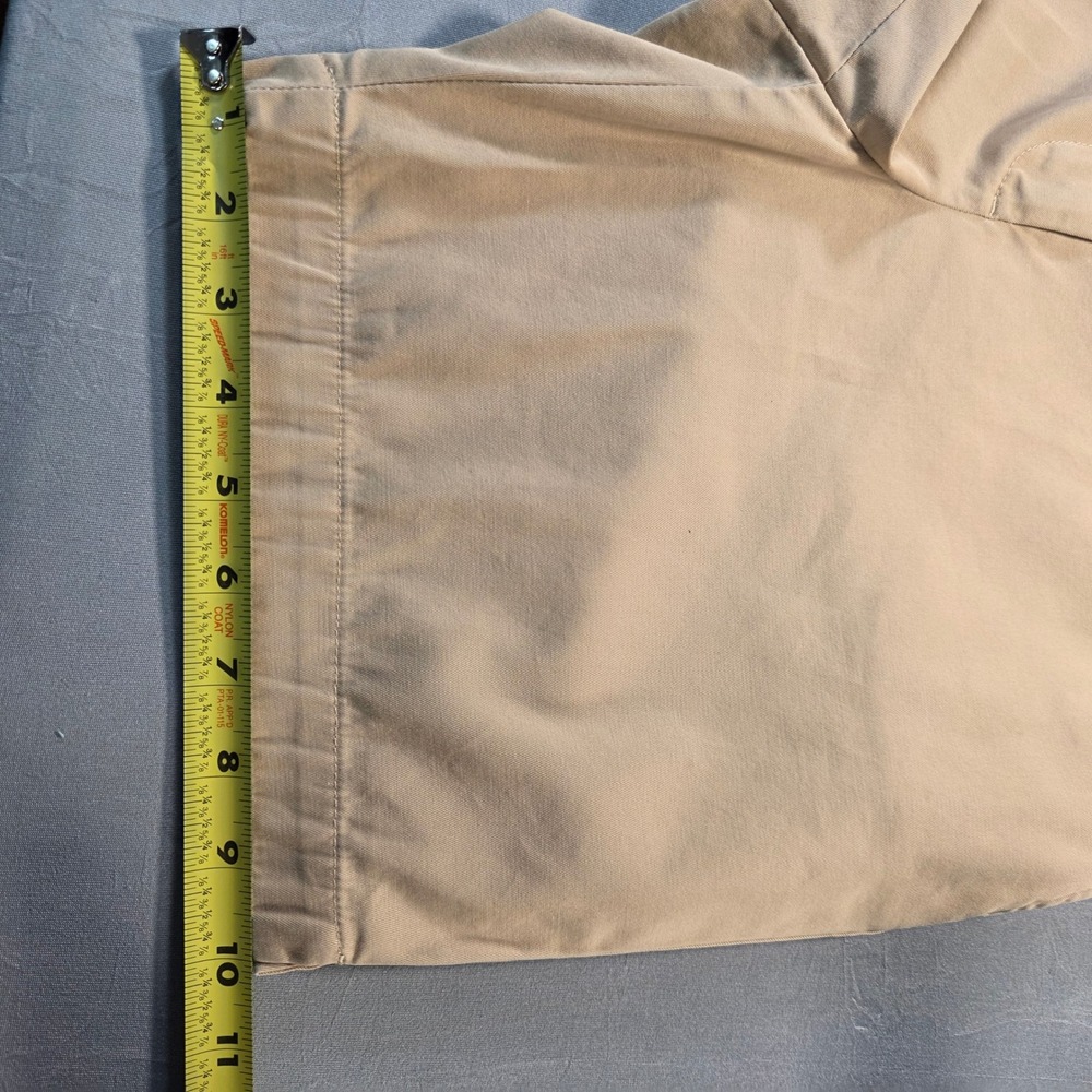 Talbots Womens Khaki Chino‎ Shorts Size 6 Tan Cotton Stretch Mid Rise - Picture 6 of 11